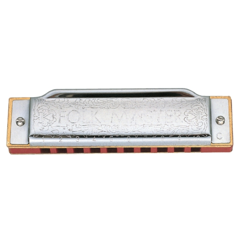 Suzuki 1072 Folkmaster Standard 10 Hole Diatonic Harmonica - B