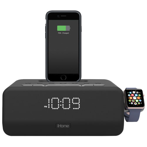 x check iphone model Radio Clock Lightning Apple and iHome with Watch Bluetooth