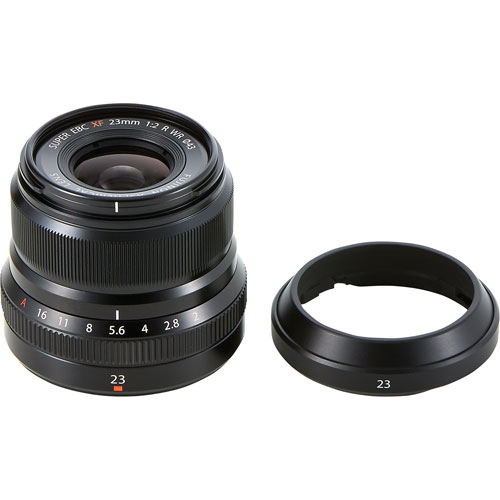 Fujifilm Fujinon XF 23mm f/2-16 R WR Lens - Black