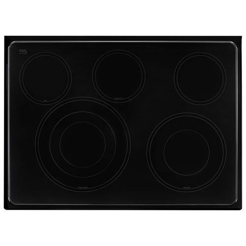 Whirlpool 30" 6.4 Cu. Ft. True Convection Electric Range (YWFE745H0FS) - Black-on-Stainless