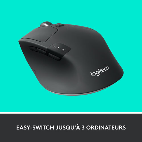 Logitech M720 Triathlon Wireless Optical Mouse - Black
