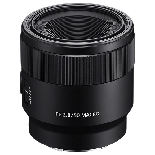 Sony E-Mount Full-Frame FE 50mm f/2.8 Close-Up Macro Prime Lens