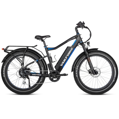 Vélo électrique à gros pneus VoltBike Yukon 750 avec cadre de 17 po et puissant moteur 500&nbsp;W