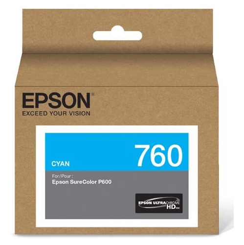 Epson UltraChrome HD T760 Ink Cartridge - Cyan