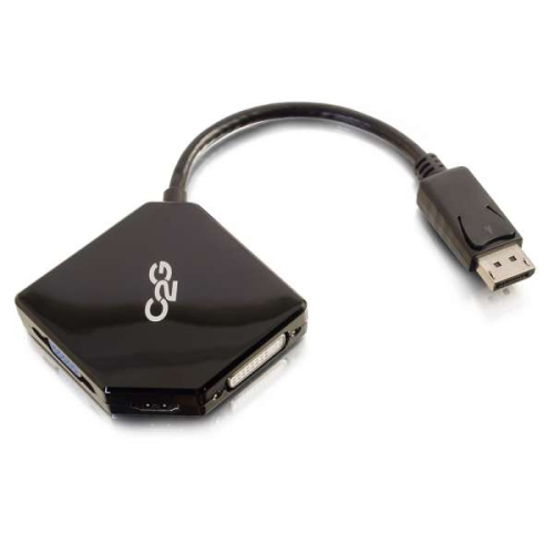 C2G DisplayPort To HDMI, VGA or DVI Adapter -
