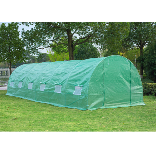 Outsunny 26.2x10x6.6FT Walk in Tunnel Greenhouse