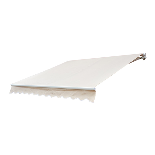OUTSUNNY  7X8Ft Awning Cream In White