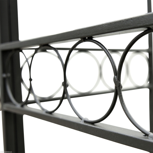 Outsunny 13.1' x 9.8' Gazebo Replacement Canopy 2 Tier Top UV Cover Pavilion Garden Patio Outdoor, Cream White