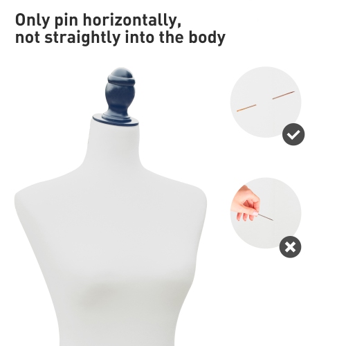 HOMCOM Female Dress Form Mannequin Stand Torso Dressmaker Display Fashion Design Stand