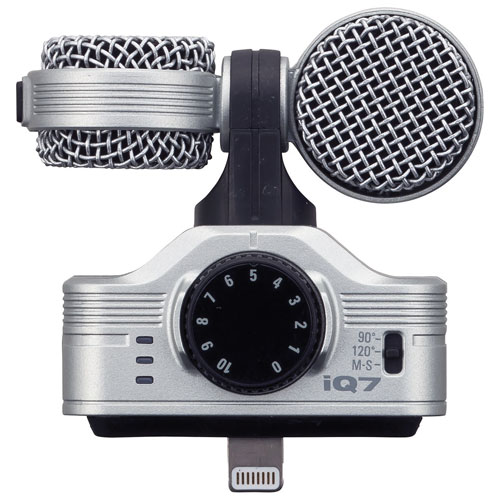 Zoom iQ7 Mid-Side Stereo Microphone for iPhone | Best Buy Canada