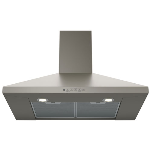 GE 30" Chimney Range Hood (JVW5301EJESC) - Slate