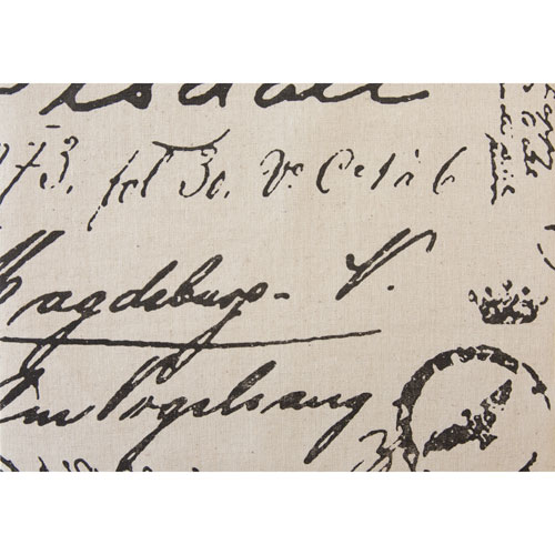 Fabric Footrest Ottoman - Vintage