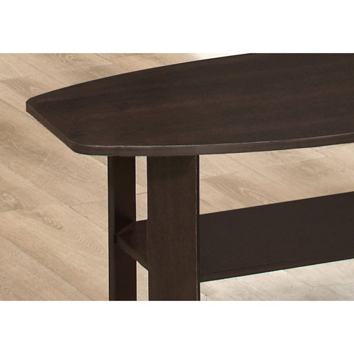 Ensemble de 3 tables de style contemporain - Cappuccino