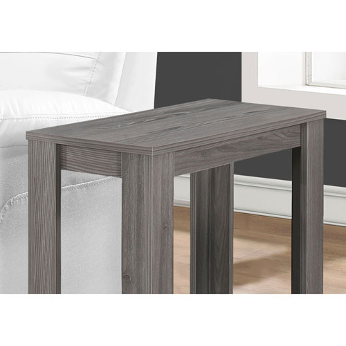 Contemporary Rectangular Accent Table - Grey