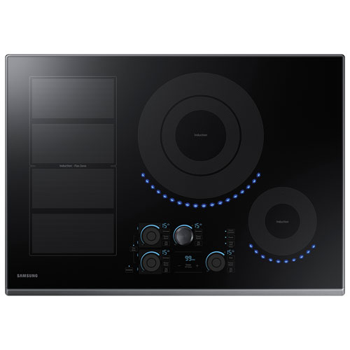 Samsung 30" 3-Element Induction Cooktop - Black Stainless Steel