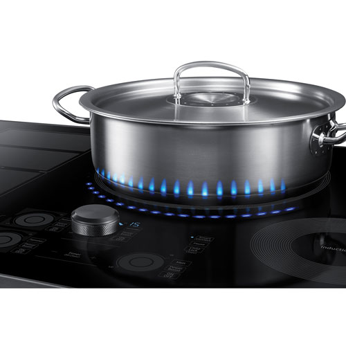 Samsung 30" 3-Element Induction Cooktop (NZ30K7880UG/AA) - Black Stainless Steel