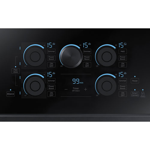 Samsung 36" 4-Element Induction Cooktop - Black Stainless Steel