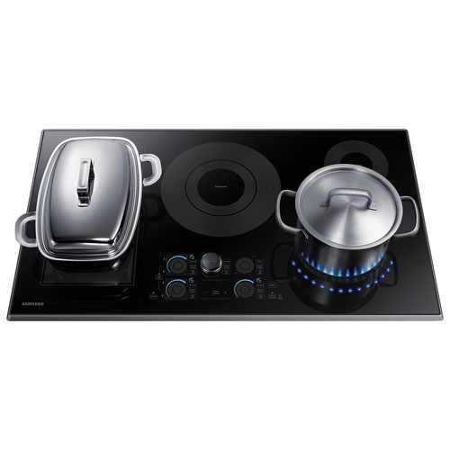 Samsung 36" 4-Element Induction Cooktop - Black Stainless Steel