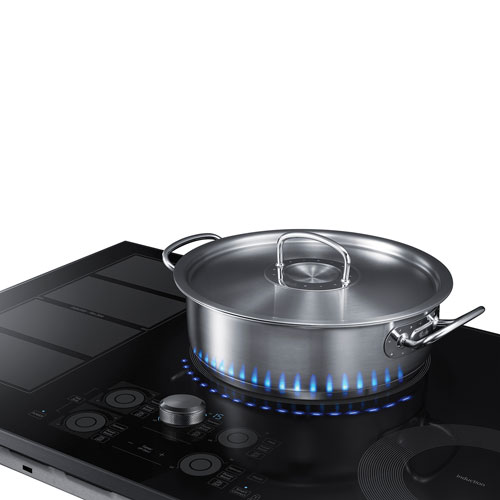 Samsung 36" 4-Element Induction Cooktop - Black Stainless Steel