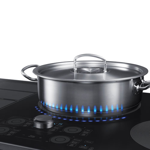 Samsung 36" 4-Element Induction Cooktop - Black Stainless Steel