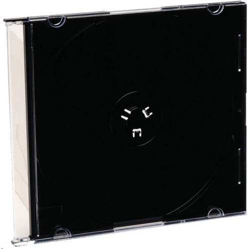 Verbatim CD/DVD Black Slim Jewel Cases - 200pk