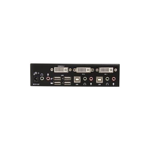 StarTech 2 Port DVI USB KVM Switch with Audio and USB 2.0 Hub