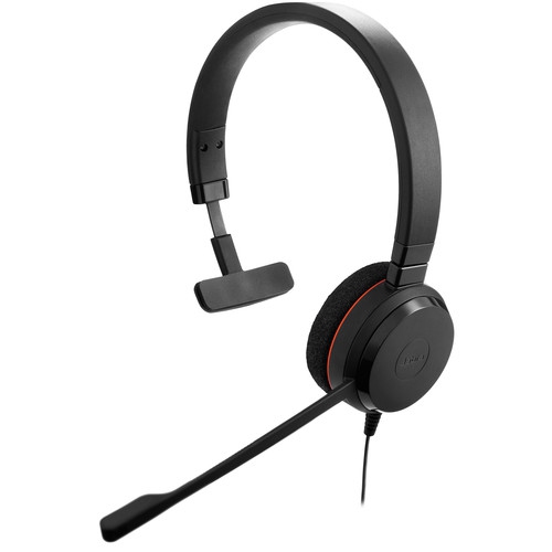 Jabra Evolve 20 On-Ear Noise Cancelling Headsets with Mic-USB-A
