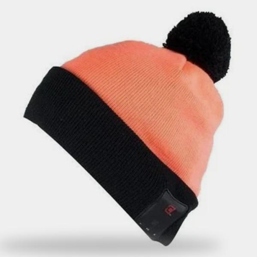 Blu Toque Bluetooth Beanie With Pom Pom - Orange is the new Black