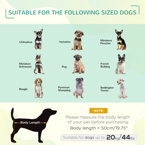 PawHut Elevated Dog Bed, Raised Dog Cot for M Sized Dogs, Indoor & Outdoor, 30" x 24" x 7", Blue