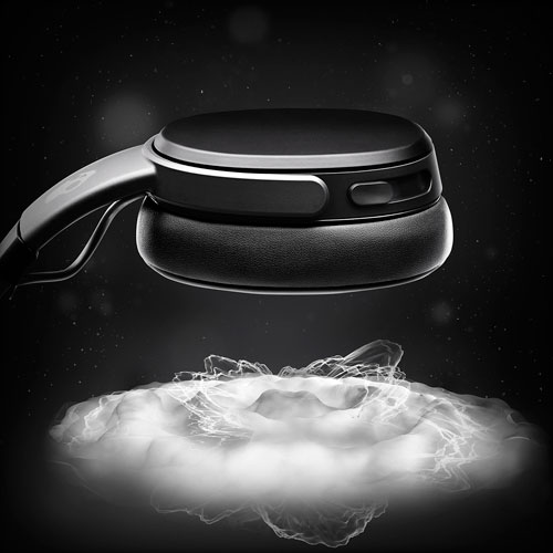 Skullcandy Crusher Over-Ear Sound Isolating Wireless Headphones with Mic - Black - Only at Best Buy