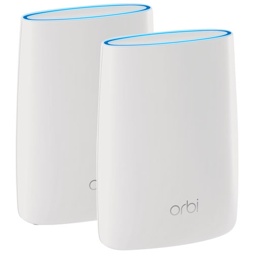 Système Wi-Fi 5 maillé pour maison intégrale Orbi AC3000 de NETGEAR - Ensemble de 2
