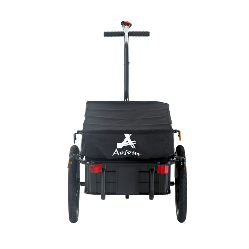 Remorque pour vélo Aosom, noir