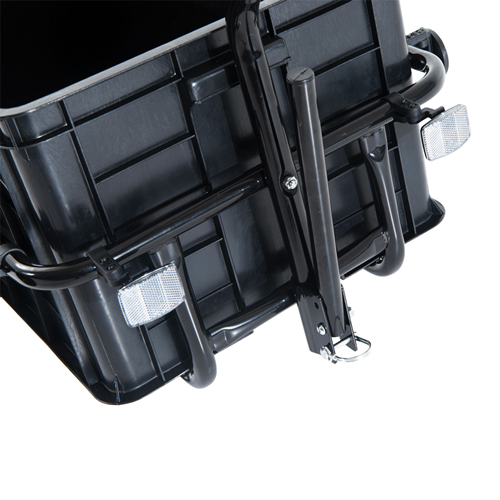 Remorque pour vélo Aosom, noir