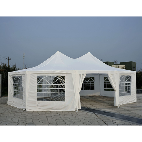 Outsunny 29.2FT Party tent with 10 Removable Walls White