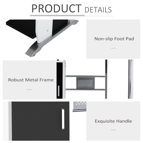 Homcom Computer Desk - Black