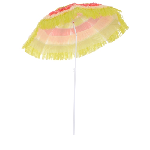 Outsunny Tiki Beach Umbrella – Multicolour