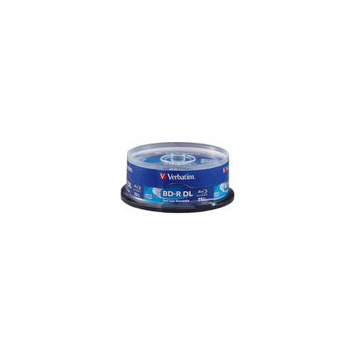 Verbatim BD-R DL 50GB 6X with Branded Surface - 25pk Spindle