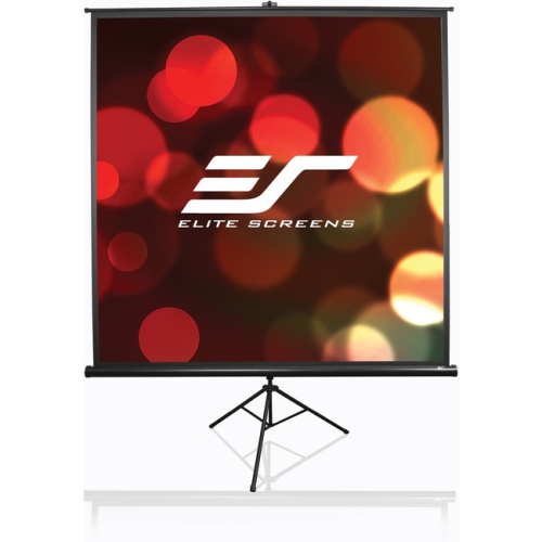 Elite Screens T100UWH Tripod Portable Tripod Manual Pull Up Projection Screen