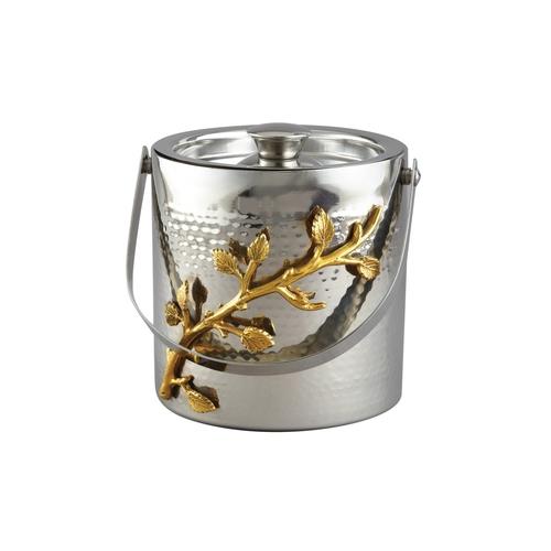 Elegance Gilt Leaf Double Wall Ice Bucket