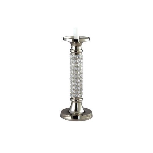Elegance 13" Sparkle Pillar/Taper Column Candle Holder
