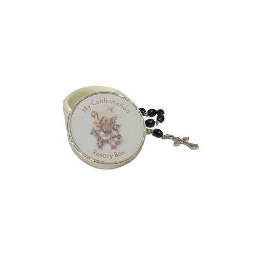 Elegance Confirmation Rosary Box with Rosary