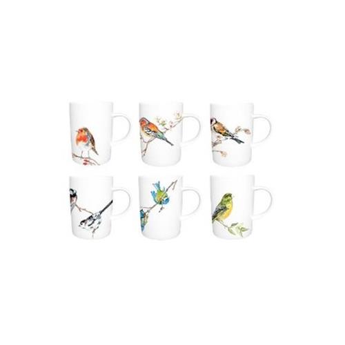 Roy Kirkham Lyric Mug - Birds Set of 6