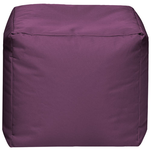 Fauteuil poire contemporain Cube Brava de Sitting Point - Violet