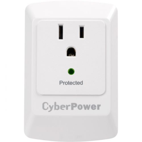 CyberPower CSB100W Essential 1-Outlet Surge Suppressor Wall Tap