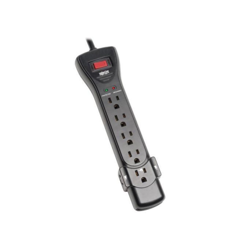 Tripp Lite Protect It! 7-Outlet Surge Protector, 25 ft. Cord, 2160 Joules, Black Housing