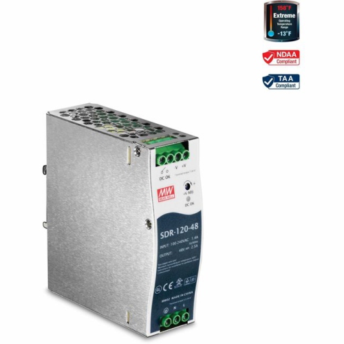 TRENDNET  Ti-S12048 Din Rail 48V 120W Power Supply for Ti-Pg541 (Tis12048)