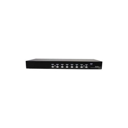 StarTech 8 Port Rackmount USB VGA KVM Switch w/ Audio
