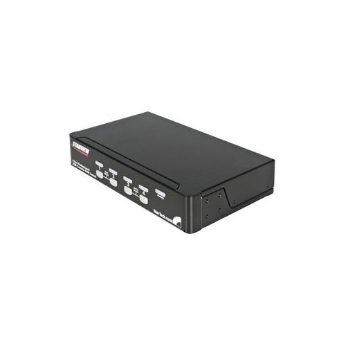 StarTech 4 Port 1U Rackmount USB PS/2 KVM Switch with OSD | Best