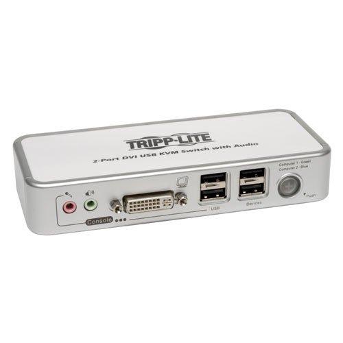 TRIPP LITE  B004-Dua2-K-R 2-Port Dvi/USB Kvm Switch