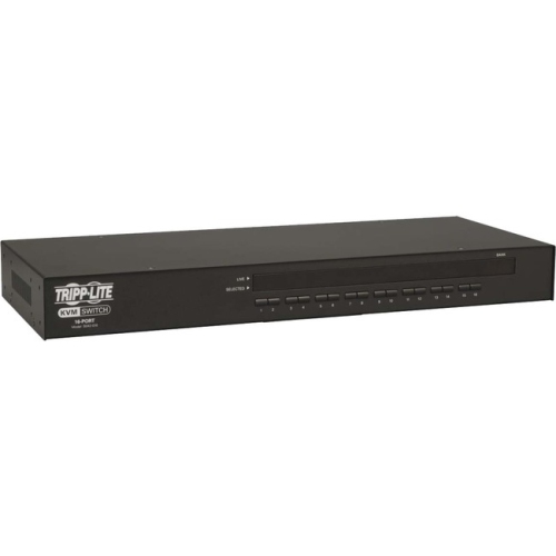 Tripp Lite 16-Port 1U Rackmount USB/PS2 KVM Switch - Steel Housing